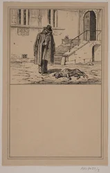 O cachorro morto. Não. 2 em Cr. Winther e M. Rørbye, "25 fotos para crianças pequenas"