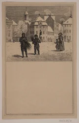 A chaminé limpa. Não. 16 em Cr. Winther e M. Rørbye, "25 fotos para crianças pequenas"