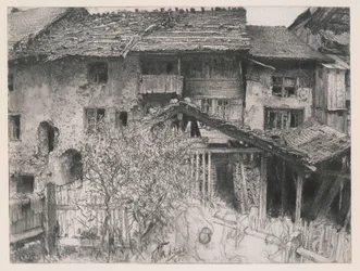Casas antigas em Interlaken