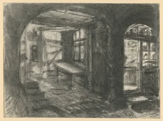 Interior de uma casa de campo