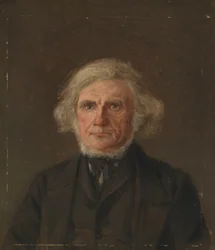 Homem idoso, estudo de retrato