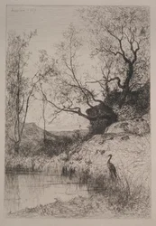 Uma lagoa, 1867.
