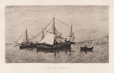 Barco de pesca/barco de transporte costeiro (costa italiana)