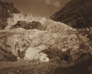 Suíça. Grindelwald, Geleira Superior, Fonte do Lutschine