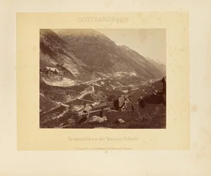 Caminho de ferro do Gotardo: imagem completa do loop de Wasen
