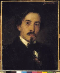 Retrato presumido do pintor Ferdinand Viola,1859 (óleo sobre tela)