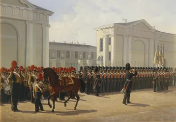 O Regimento de Izmailovo da Guarda Leib, 1846