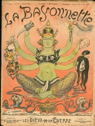 Capa de "La Baionnette", Satirical en Colours