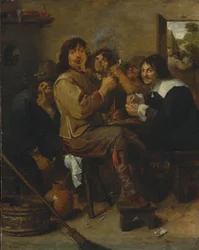 Os fumadores, c. 1636