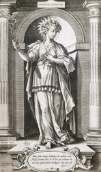 Alegoria das Ciências, de Adriaen Collaert (ca. 1560-1618).