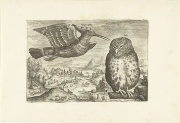 Algumas aves numa paisagem
Pássaros (título da série)
Avivm vivae (título da série)
