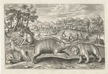 jogo de caça Animais de quatro patas (título da série) Animalivm Qvaddrvpedvm (título da série)