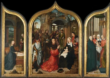 Tríptico, c.1510-12 (óleo sobre painel)