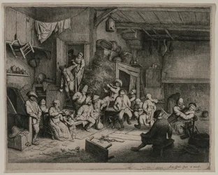 A Dança na Pousada, 1652.