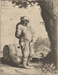 O Homem Mijando, 1610-85.