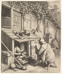 O sapateiro, 1610-85.