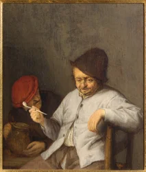 O fumante e o bebedor, c.1650