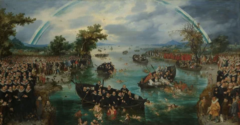 A pesca das almas: alegoria do zelo das diferentes religiões durante a Trégua dos Doze Anos entre a República Neerlandesa e Espanha
