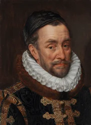 Retrato de Guilherme I, Príncipe de Orange Willem I (1533-84), Príncipe de Orange, chamado Guilherme, o Silencioso