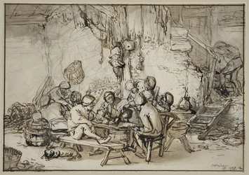 Interior de uma taberna