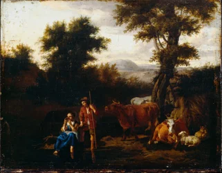Camponeses e Gado