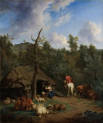 A cabana, 1671