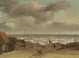 Vista das dunas para o mar