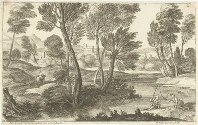 Paisagem com dois pescadores Os dois pescadores Paisagens, terceira série (título da série)