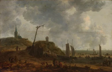 A praia em Katwijk