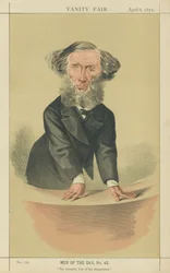Professor John Tyndall (litografia a cores)
