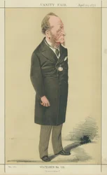 O ilustre Gathorne Hardy (litografia a cores)