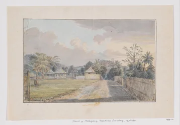 Vista de Malangbong, Sumedang Regency, Priangan, Java Ocidental