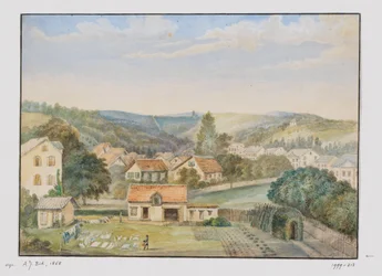 Vista de Soden-am-Taunus, Alemanha