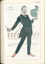Fantasio, : Metiers, Moda - Couturier Tailor, Paquin, 15/06/1907 (gravura)