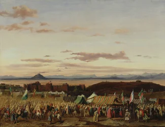 A tomada de Sétif durante a conquista da Argélia, 21 de outubro de 1839, 1844
