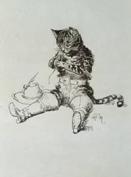 Le Chat Bottté - em “Les Contes de Fées” ”de Charles Perrault, ilustrações de Adrien Marie