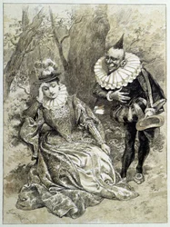 Riquet à la Houppe - em “” Les tales de fées ”” de Charles Perrault, ilustrações de Adrien Marie