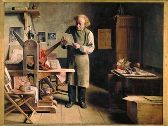 A Impressora (pintura sobre tela)
