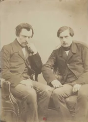 Os irmãos Goncourt Os irmãos Goncourt, ca 1855.
