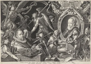 Retrato alegórico de Bartholomeus Spranger e sua esposa Christina Muller