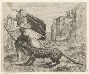 Fábula da mulher com um gato civeta