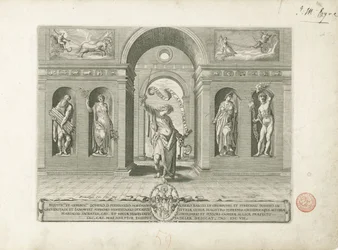Janus e as quatro estações Imagem do título de uma série sobre os doze meses Os Doze Meses (título da série)
