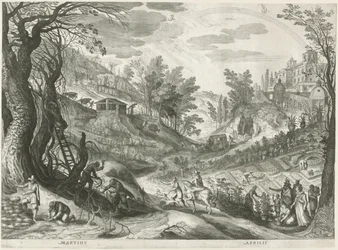 Março e Abril
Os doze meses em seis paisagens italianas (título da série)