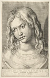 Cabeça feminina.