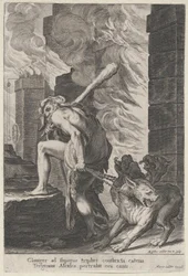 Hércules e Cérbero, 1586-1629.