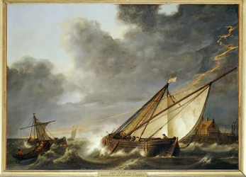 Barco no estuário do Holland