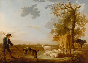 Paisagem com gado