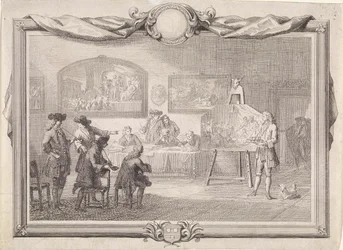 Guilda de São Lucas em Dordrecht, 1736