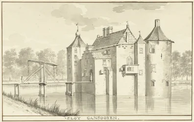 Castelo de Gansoijen perto de Drongelen
t SLOT GANSOOYEN (título sobre o objecto)