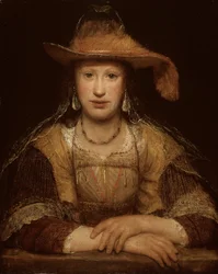 Retrato de uma jovem, c.1690 (óleo sobre tela)